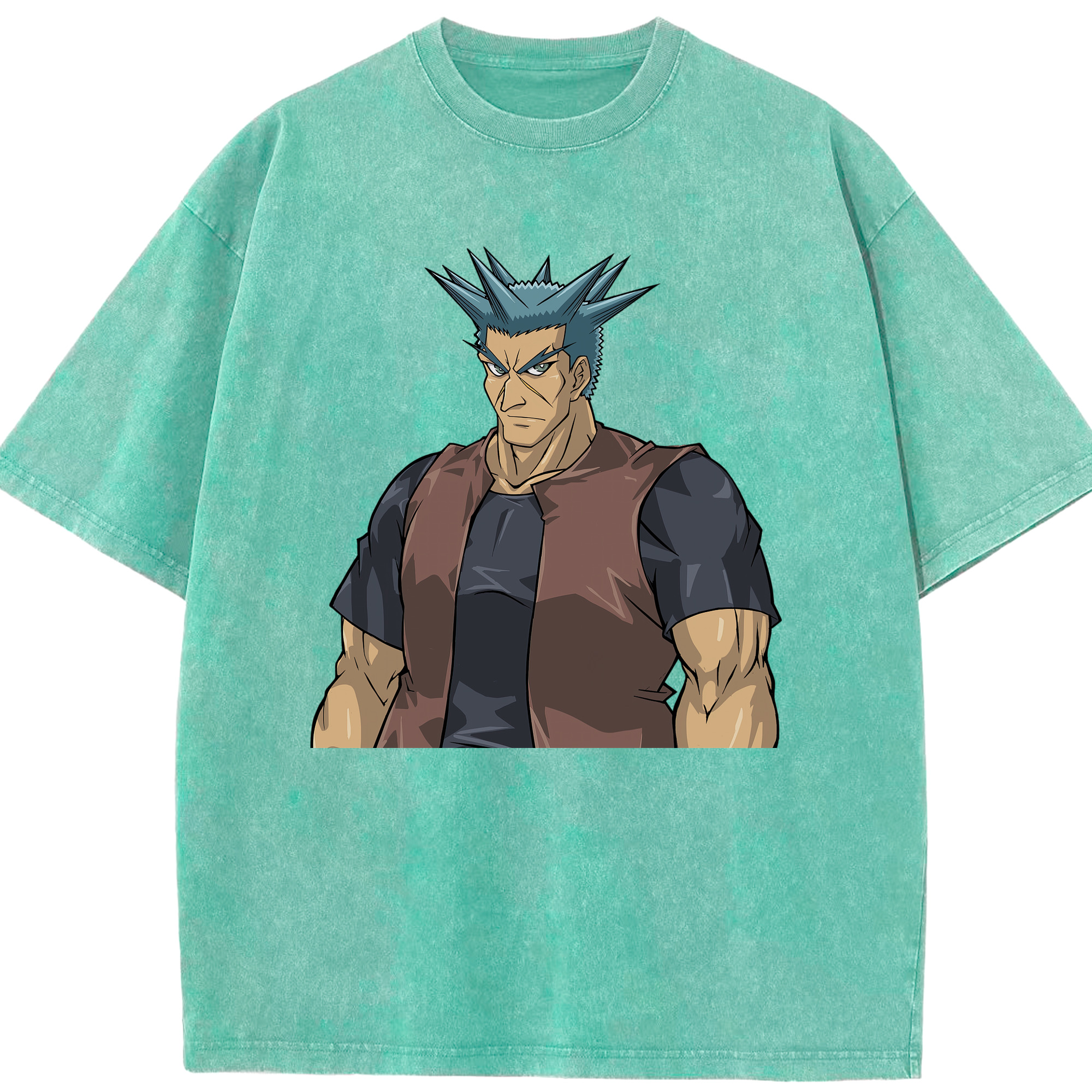 （画像用） 遊☆戯☆王 Yu-Gi-Oh! 綿100% ヴィンテージ風 半袖Tシャツ（フロントプリント）